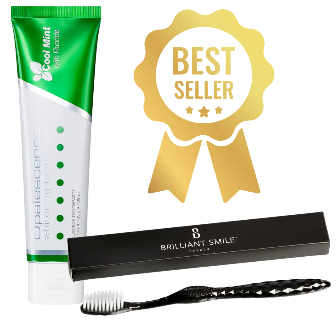 Opalescence tandpasta 100 ml + Brilliant Smile tandbørste blød sort