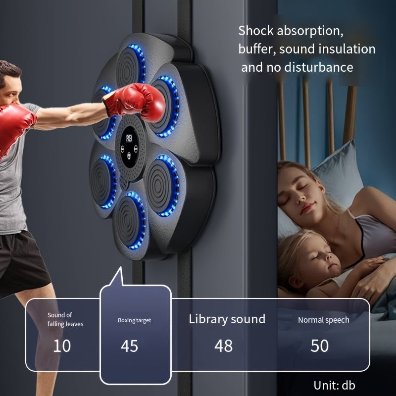 Smart musikboxningstränare med LED & digital display